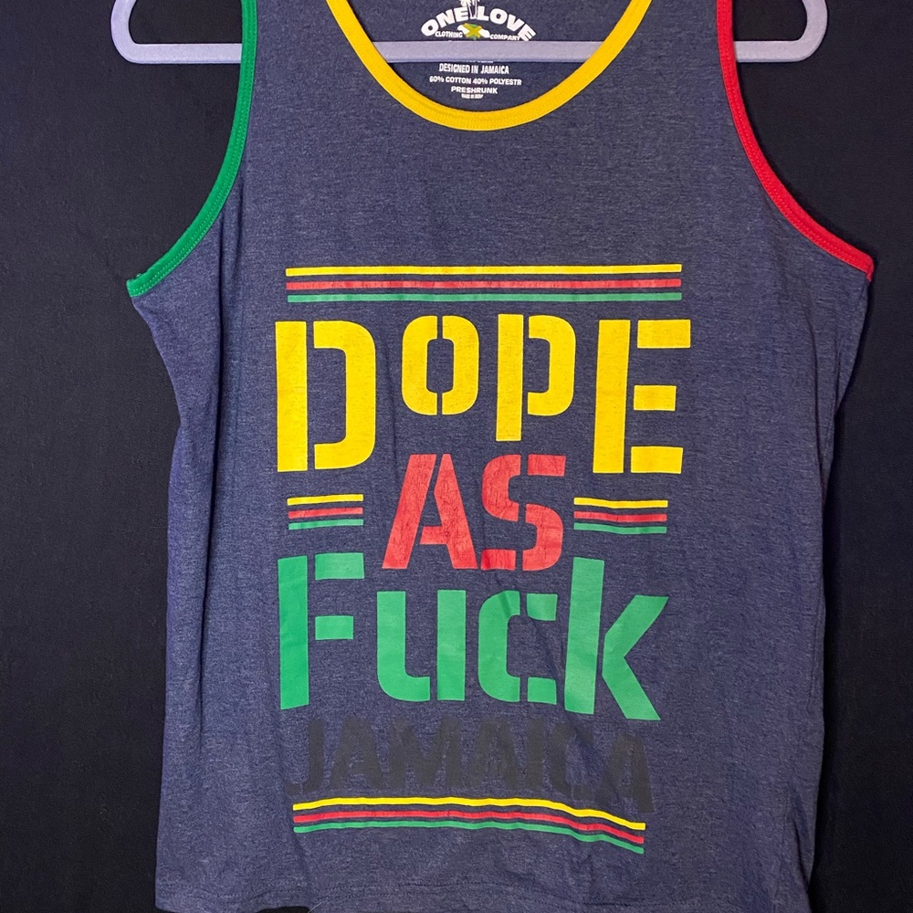 Rasta Graphic Tank Top